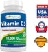 Best Naturals Vitamin D3 10,000 IU Softgel - 240 Count