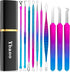 Ybaoo Pimple Popper Tool Kit - 10 Pcs Blackhead Remover Comedone Extractor with Metal Case for Quick Removal