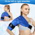Atsuwell Shoulder Ice Pack - Reusable Gel Ice Wrap for Shoulder Injuries, Pain Relief, Bursitis, Tendonitis, Blue