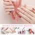 TEOYALL Double-Ended Nail Art Brushes, 5 PCS Nail Design Tools Kit with Nail Liner Brush and Dotting Pens