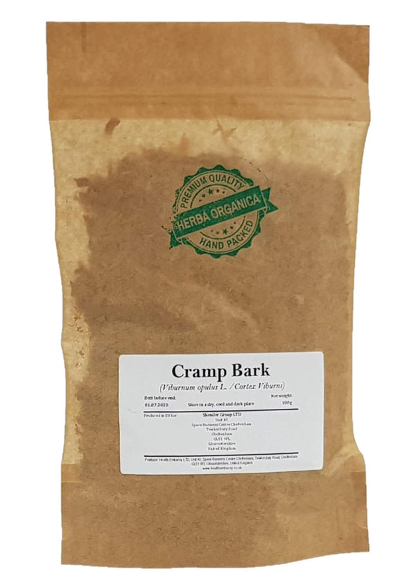 Herba Organica Cramp Bark - Viburnum Opulus L Herbal Tea (100g)