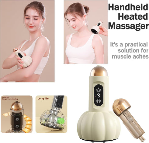 OGCKCK 4 1 9 Cellulite Massage Tool, Portable in Deep Tissue Massager with Multi-Mode Technology, Levels Handheld