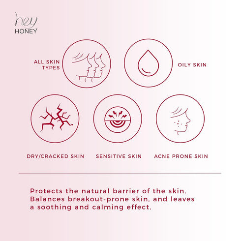 Hey Honey Skincare Tone It Up Propolis & Echinacea Herbal Face Toner | 3-in-1 Moisturizing, Soothes & Protects