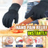 Copper Arthritis Compression Gloves for Pain Relief, Full Finger Compression Hand Glove with Wrist Strap, Large/X-Large