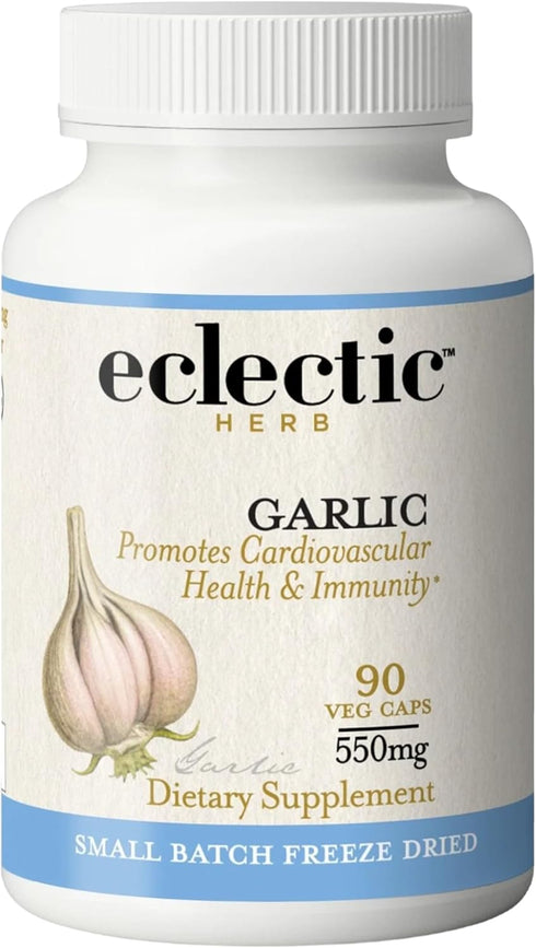 Raw Freeze-Dried Non-GMO Garlic, Eclectic Institute, Antioxidants for Health, 90 CT