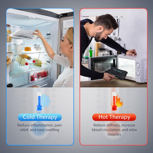 Shoulder Ice Packs for Injuries, Reusable Heat or Cold Therapy Gel Pack