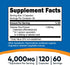 Nutricost Valerian Root Capsules (1000mg Per Serving) 120 Capsules - 4,000mg Equivalent Per Serving (4:1 Extract), Vegetarian Caps, Gluten Free, Non-GMO