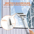 Baseboard Cleaner Tool with Handle, Wall Cleaner Mop Buddy with Extension Pole and 4 Reusable Pads