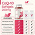 ClearFormulas Pure CoQ10, 200mg Per Serving, 120 Softgels, Quick Absorption, Non-GMO