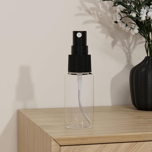 longway 15 PCS 0.5oz/15ml Transparent Empty Fine Mist Spray Bottles with Cap, Small Refillable Containers