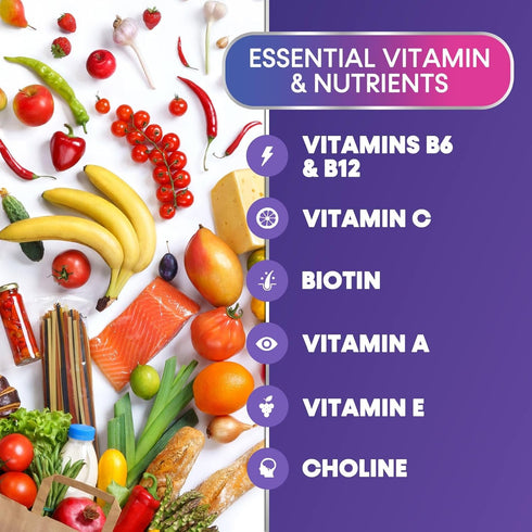 Multivitamin Gummies for Adults - Daily Gummy Vitamins & Minerals for Women & Men, Immune Support, 90 Gummies