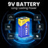 PKCELL 9V 24 Pack 9 9V 6F22 Batteries, Volt Batteries Carbon Zinc, Battery for Smoke Detector, Alarms, Square Battery