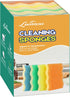 LAUNDRYLUX Scrub Sponge, 4 Pack Dual-Sided Temperature-Responsive Scrubber - Non-Scratch - Multipurpose Dish