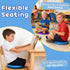 Wiggle Seat Cushion,Fimeetoy Sensory Spinning Chair,Adhd Tools for Kids,Flexible Seating Classroom & Home,Inflatable