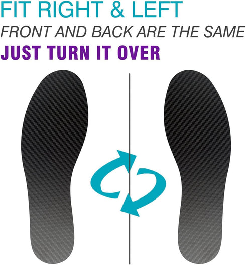 Insole,1 28.5cm(Men 12/Women 13) Carbon Fiber Shoe Arthritic Insert,Very Rigid piece Size