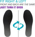 Insole,1 28.5cm(Men 12/Women 13) Carbon Fiber Shoe Arthritic Insert,Very Rigid piece Size