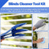 Set,Blind XANGNIER Window Blind Cleaner Duster Tool Cleaning Tools,Washable Multi-Surface Dusting Kit for Wood