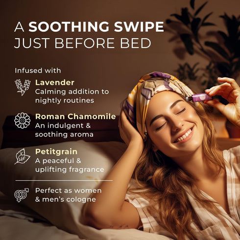 Gya Labs Sleep Well Essential Oil Roll on - 100% Pure Natural Aromatherapy Relax Oil for Women