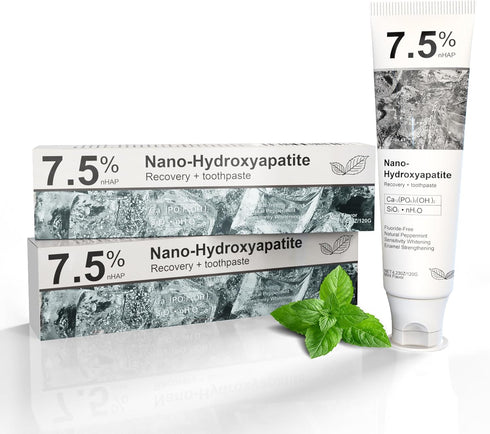 PXHADSMIER Hydroxyapatite Toothpaste for Advanced Enamel Protection, Gentle and Effective Formula, Fresh Breath,
