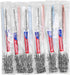 50pcs Disposable Toothbrushes with Toothpaste and Floss, Individually Wrapped Bulk Kit for Hotels and Guests