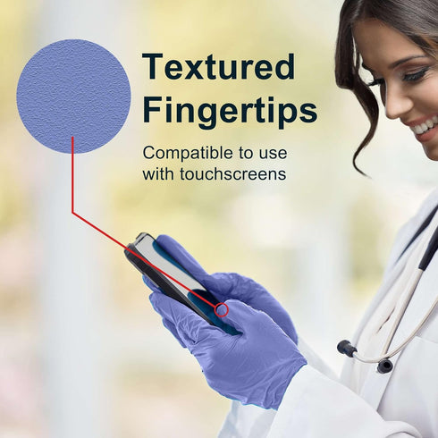 FifthPulse Biodegradable Disposable Nitrile Gloves, 150 Count Green Food Safe Cooking Gloves, Powder and Latex Free