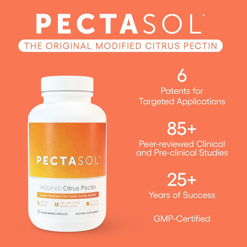PectaSol Modified Citrus Pectin – 90 Capsules for Total-Body Health and Immune Support