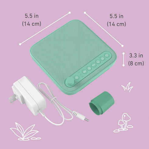 Pure Enrichment PureBaby Sound Machine - All-Natural Sounds Include Lullaby, Heartbeat, White Noise, Fan, Ocean
