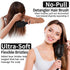 HIPPIH 2 Pack Boar Bristle Hair Brush, Wet & Dry No Pull Curved Vented Detangler for Kids & Men