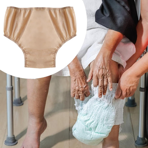 harayaa Incontinence Cover Pant Soft Diaper Pants EVA Quite Comfortable Comfort Leakproof Pull on Underwear for Senior