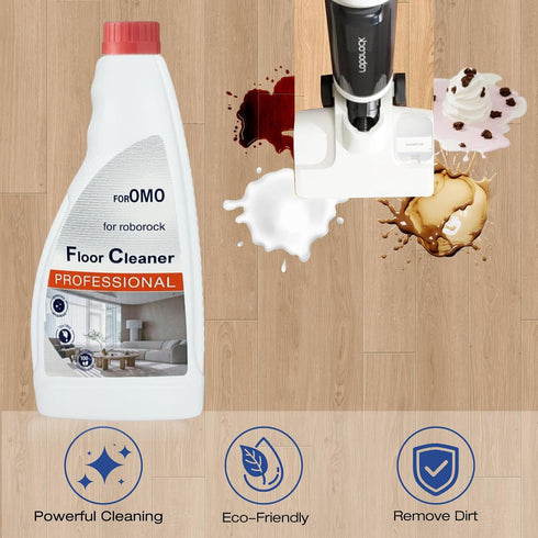 Vacbeuta (2 Floor Cleaning Solution Compatible With Roborock Robot Vacuum And Mop Cleaner Deep Cleans For Multiple Hard