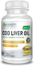 Burpless COD Liver Oil, 100 Softgels, Natural Source of Omega 3 Fatty Acids EPA & DHA, Vitamin A & D, Joint & Immune