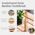 Replacement Head for EcoGoTravel Bamboo Screwable Toothbrush, BPA Free Soft Bristles