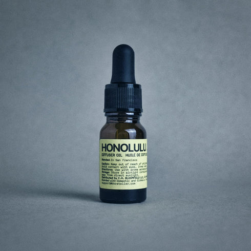 Honolulu Diffuser Oil, Sweet Tropical Scent with Grapefruit, Bergamot, Tangerine, Musk Essential Oils Blend (10mL/.33