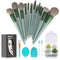 Koccido 22 Pcs Makeup Brushes Kit, Foundation and Eyeshadow Brush Set, Green