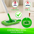 Reusable Microfiber Mop Pads Compatible with Swiffer Sweeper, 8 Pack Dry Sweeping & Wet Mopping Cloths