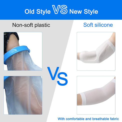 PICC Line Shower Cover, Ahier PICC Line Covers for Upper Arm, Waterproof Protector for Chemotherapy Shower and Bath