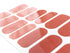 TOUGH GIRLS 20 Gel Nail Polish Strips - Exquisite with Application Accessories, No UV/LED Lamp Required (Coral)