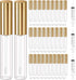KPX 30 Pcs 10ml Lip Gloss Tube Containers, Clear Pink Lip Oil Tubes, Refillable Lip Balm Bottles for DIY Makeup