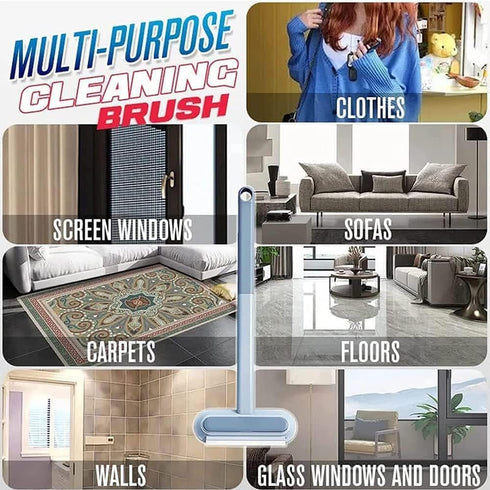 Window Screen Net Mesh Cleaner - 4 in 1 Window Washer Squeegee Kit for Cleaning Window Nets & Pet Hair