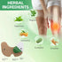 40PCS Natural Knee Relief Patches, Warming Herbal Patches for Long Lasting Joint Pain Reduction