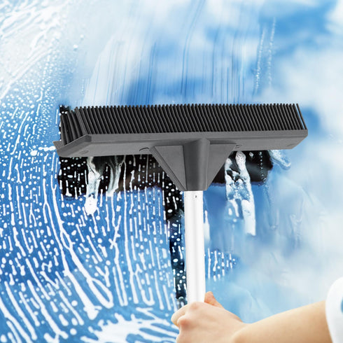 Silicone Window Washer Squeegee Broom - Carpet Cleaning, Car Squeegee, Window Cleaner Head Only