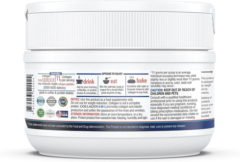 KAPPA NUTRITION Collagen Complex - Grass Fed, Non-GMO, Type I, II, III, V, X, 30 Servings
