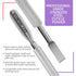 Utopia Care Cuticle Pusher Tool & Spoon Nail Cleaner - Professional Stainless Steel Remover & Cutter, Silver