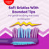 Pack 6) Colgate ZigZag Toothbrush for Deep Inter dental Clean with multi angle zig zag bristles (Medium