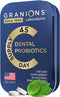 Oral Probiotic Mints for Best Breath Freshener with Lactobacillus Salivarius, 3 Billion CFU, 45 Tablets for Oral Health