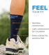 WC4 OrthoSleeve Diabetic & Neuropathy Compression Socks, Non-Binding for Men & Women, Improve Circulation & Edema