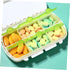 ORFOFE Mypillypal Monthly Pill Organizer Dispenser Organizer Weekly Daily Travel Portable Holder Green Hygienic Plastic