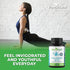 ForestLeaf Hyaluronic Acid Supplements - 100mg Dietary Powder Capsules + 50mg VIT C, 120 Caps
