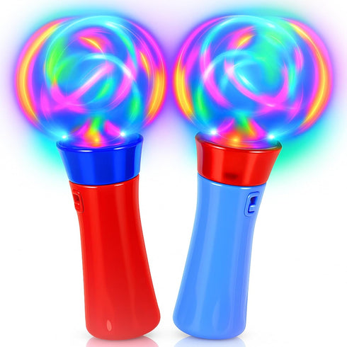 ArtCreativity Light Up Wand for Kids, Set of 2 LED Light Up
