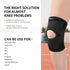 Knee Brace with Side Stabilizers for Meniscus Tear, Adjustable Knee Wrap for Pain Relief, Breathable Compression Knee